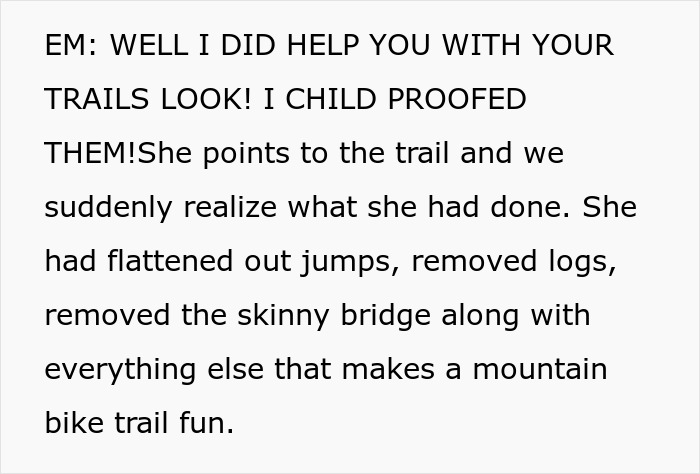 “Karen” Blocks Private Bike Trail Like She Owns The Place, Changes Tune When Actual Owner Appears “Karen” Blocks Private Bike Trail Like She Owns The Place, Changes Tune When Actual Owner Appears