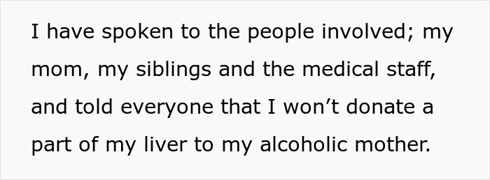 Alcoholic Mom Treats 28YO Daughter Like She's Disposable, Demands Her Liver After Ruining Her Own Alcoholic Mom Treats 28YO Daughter Like She's Disposable, Demands Her Liver After Ruining Her Own