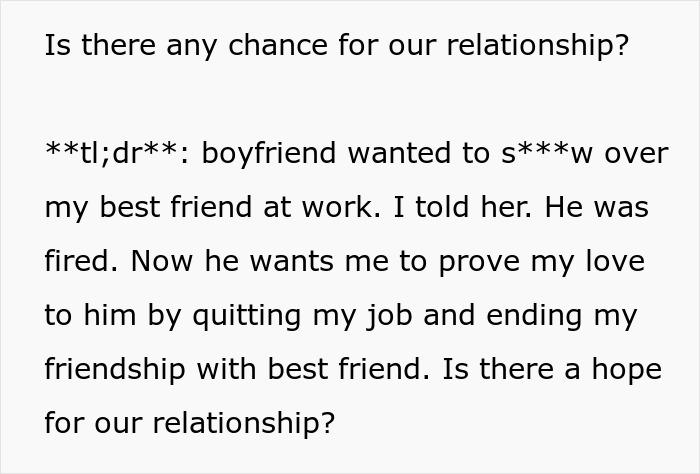 A TL;DR summary asking if there's hope for a relationship after a conniving boyfriend's dark secrets spilled. A TL;DR summary asking if there's hope for a relationship after a conniving boyfriend's dark secrets spilled.