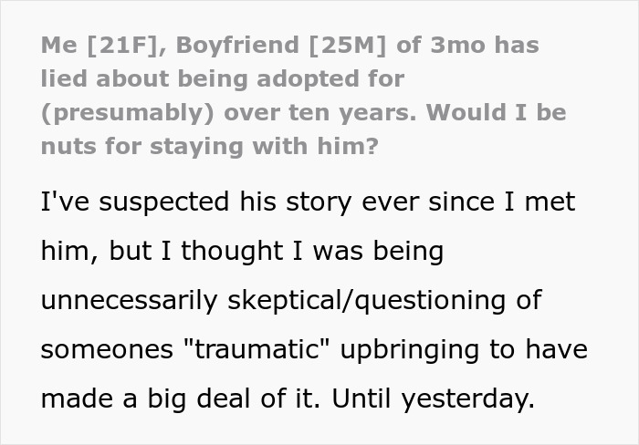 Woman Left In Shock After Uncovering Her Boyfriend&rsquo;s Decade-Long Lie