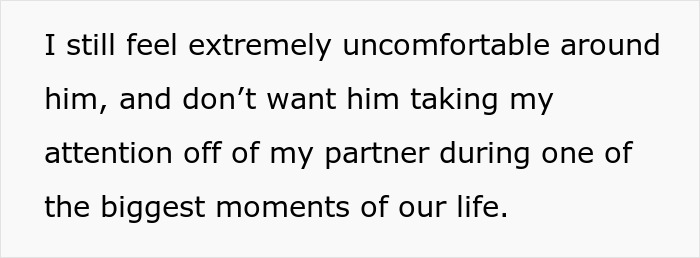 A woman feels uncomfortable around her toxic BIL, not wanting him to distract from her wedding. A woman feels uncomfortable around her toxic BIL, not wanting him to distract from her wedding.