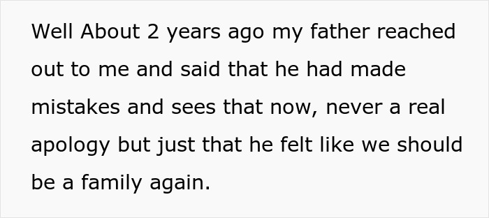 A woman suspects her father is tampering with her dessert, making her mysteriously sick.