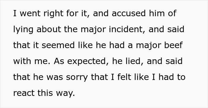 Text about confronting a workplace bully for lying, caught out by a secret recording. Text about confronting a workplace bully for lying, caught out by a secret recording.