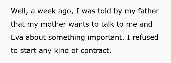Text recounting a father's request for contact between a mother and her son's girlfriend with vitiligo.