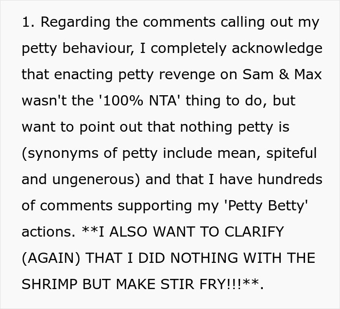 Man spends years playing his friends against each other. Text update acknowledging petty revenge and clarifying shrimp usage. Man spends years playing his friends against each other. Text update acknowledging petty revenge and clarifying shrimp usage.