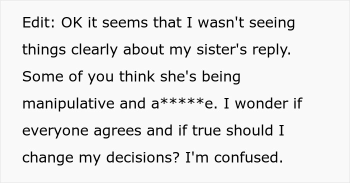 A Reddit post about a violent fight with sister that cost him his family after she breaks silence.