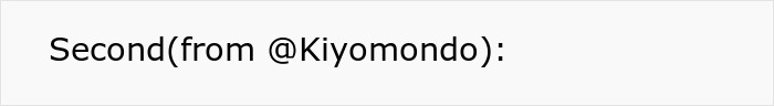 Image of text Second (from @Kiyomondo): referring to a woman coworker giving her number for tech help.