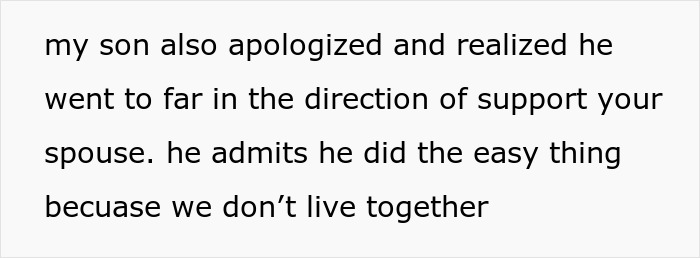 Son demanding apology from MIL for refusing DIL's coffee order, realizing he went too far in support.