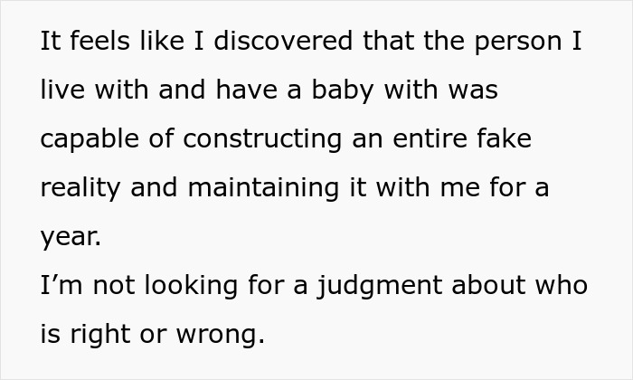 Guy Creates An Entire Fictional Relationship With His Child For A Year, GF Shell-Shocked Guy Creates An Entire Fictional Relationship With His Child For A Year, GF Shell-Shocked