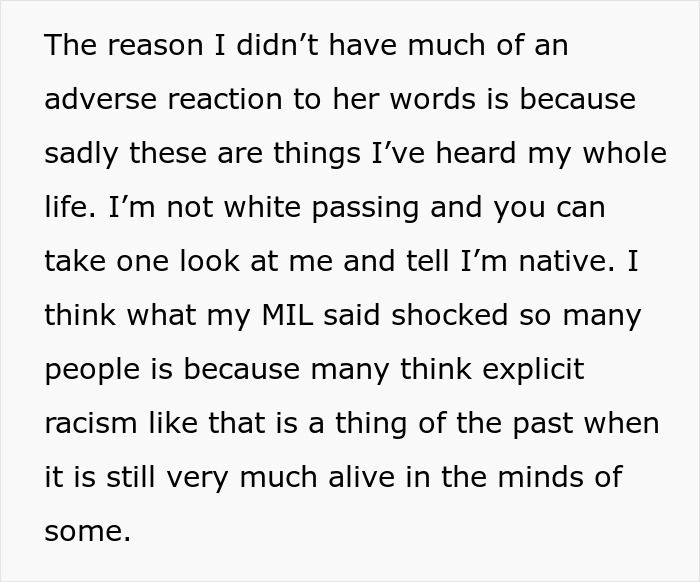 Wretched MIL Won't Stop Being Racist Towards DIL, Then Cries Foul As Whole Family Ditches Her Wretched MIL Won't Stop Being Racist Towards DIL, Then Cries Foul As Whole Family Ditches Her