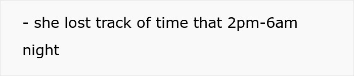 A screenshot from a conversation where a wife discusses losing track of time during secret conversations with another guy. A screenshot from a conversation where a wife discusses losing track of time during secret conversations with another guy.