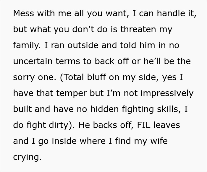 Text about the new parents standing up to the rude neighbor for threatening their family over the radio. Text about the new parents standing up to the rude neighbor for threatening their family over the radio.