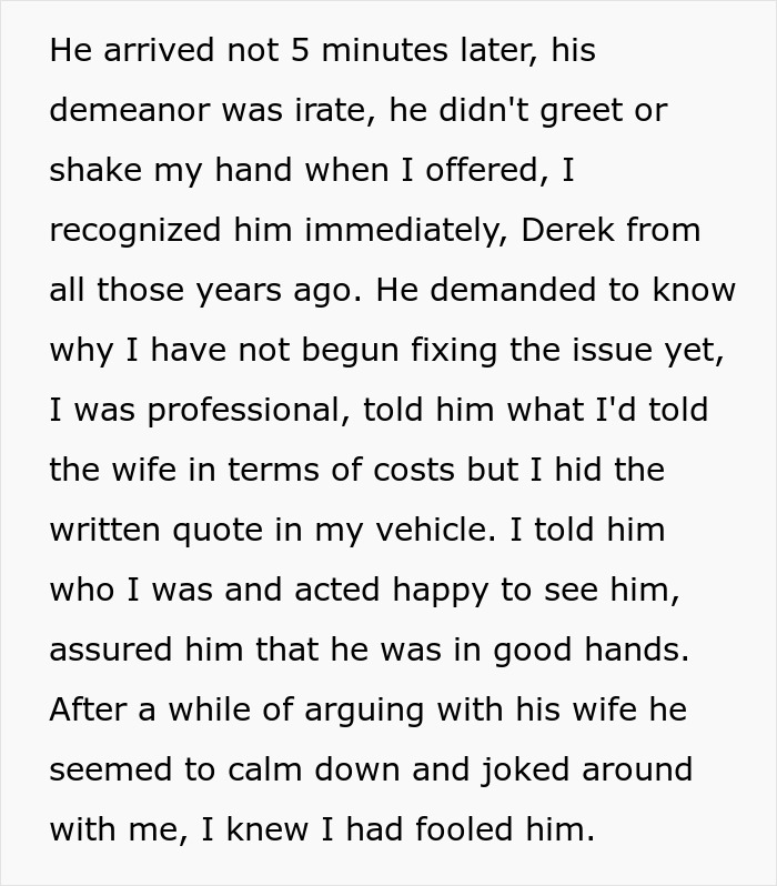 Text detailing the encounter where a bully gaslights a kid over a Batman toy, hinting at future high costs. Text detailing the encounter where a bully gaslights a kid over a Batman toy, hinting at future high costs.