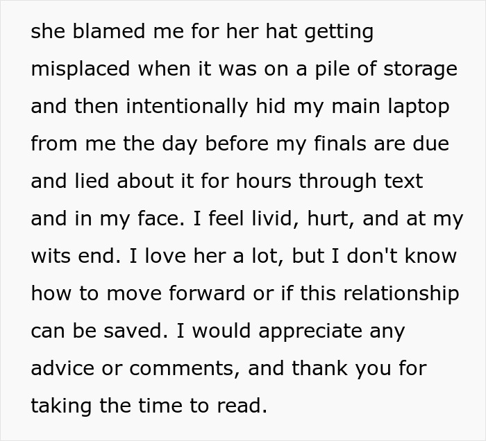 Laptop Gets Hidden Out Of Spite, Woman Sees This Is Just Red Flag Nr.1 After A 7-Year Relationship