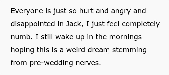 Man Leaves Fiancée Days Before Wedding With A One-Way Ticket And Barely Any Explanation Man Leaves Fiancée Days Before Wedding With A One-Way Ticket And Barely Any Explanation