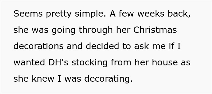 Screenshot of text detailing a future grandma's attempts to insert herself into baby's first Christmas plans. Screenshot of text detailing a future grandma's attempts to insert herself into baby's first Christmas plans.