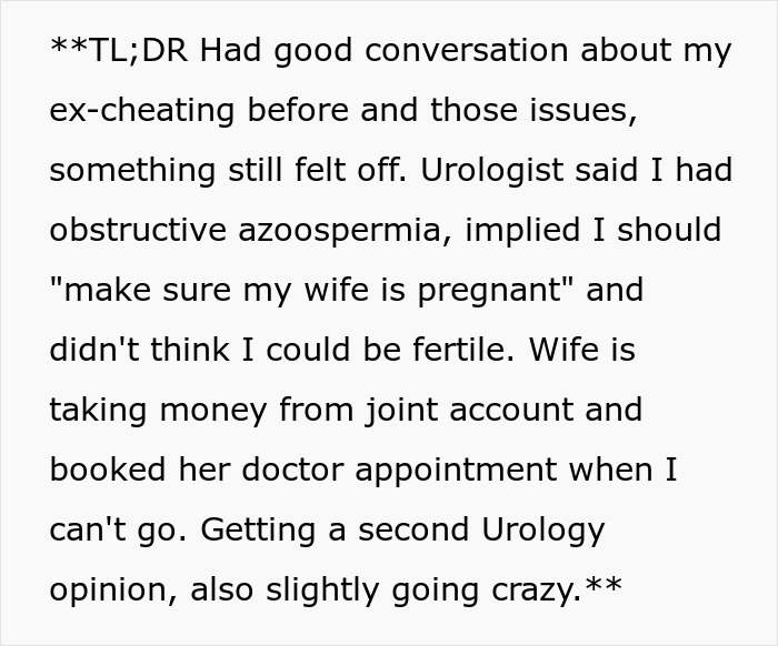 Husband Starts Questioning Everything After Wife Announces Pregnancy: “This Shouldn’t Be Possible” Husband Starts Questioning Everything After Wife Announces Pregnancy: “This Shouldn’t Be Possible”
