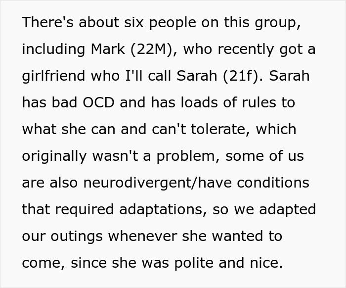 Friend Group Tells Woman With OCD She’s No Longer Welcome, Her Boyfriend Absolutely Loses It Friend Group Tells Woman With OCD She’s No Longer Welcome, Her Boyfriend Absolutely Loses It