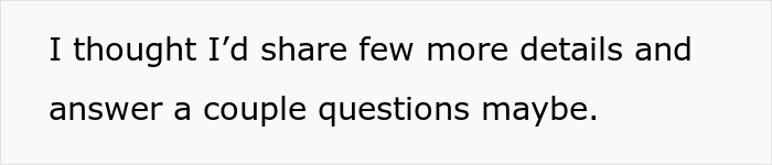 A screenshot of a forum post by a wife sharing more details about her hubby's questions. A screenshot of a forum post by a wife sharing more details about her hubby's questions.