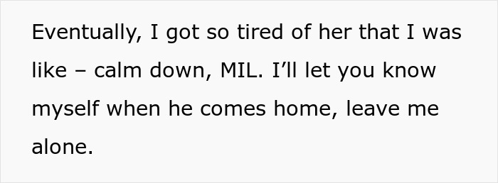 Text showing a wife telling her hunter's mom to calm down. This image is about a hunter's mom wanting meat. Text showing a wife telling her hunter's mom to calm down. This image is about a hunter's mom wanting meat.