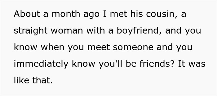 Bi Woman Goes On Outing With Fiancé's Cousin, Sly MIL Uses FB Photo As Evidence Of Her "Cheating" Bi Woman Goes On Outing With Fiancé's Cousin, Sly MIL Uses FB Photo As Evidence Of Her "Cheating"