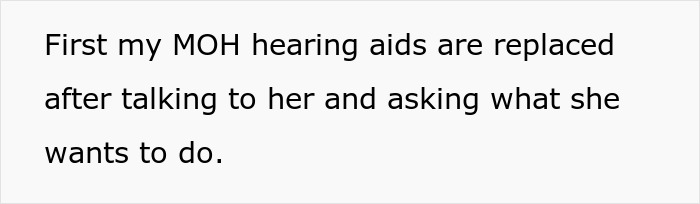 Text about replacing hearing aids after the SIL destroyed them and got banned from the wedding. Text about replacing hearing aids after the SIL destroyed them and got banned from the wedding.