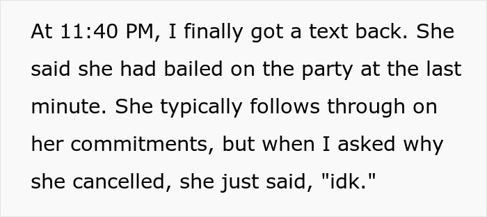 Man finds wife's secret conversations; she cancels party at last minute, giving vague answers about her actions. Man finds wife's secret conversations; she cancels party at last minute, giving vague answers about her actions.