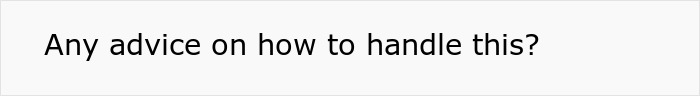 A screenshot of text asking for advice on a wife's criminal trial obsession.
