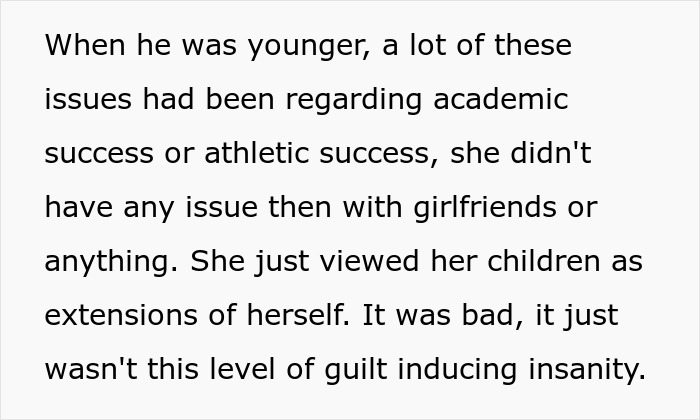 Future MIL Spends Years Sabotaging Son’s Relationship, Pushes His Fiancée Close To Calling It Quits Future MIL Spends Years Sabotaging Son’s Relationship, Pushes His Fiancée Close To Calling It Quits