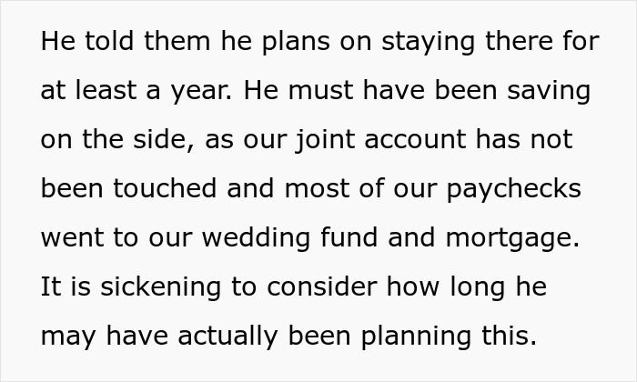 Man Leaves Fiancée Days Before Wedding With A One-Way Ticket And Barely Any Explanation Man Leaves Fiancée Days Before Wedding With A One-Way Ticket And Barely Any Explanation