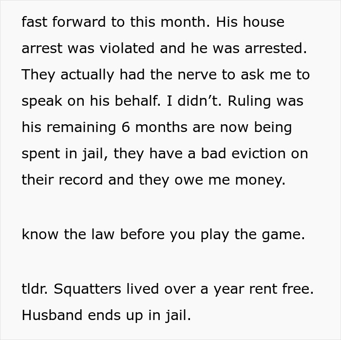 Greedy Couple Skip On Paying $450 Rent, End Up Owing Landlord $8750 And Face Jail Time Greedy Couple Skip On Paying $450 Rent, End Up Owing Landlord $8750 And Face Jail Time