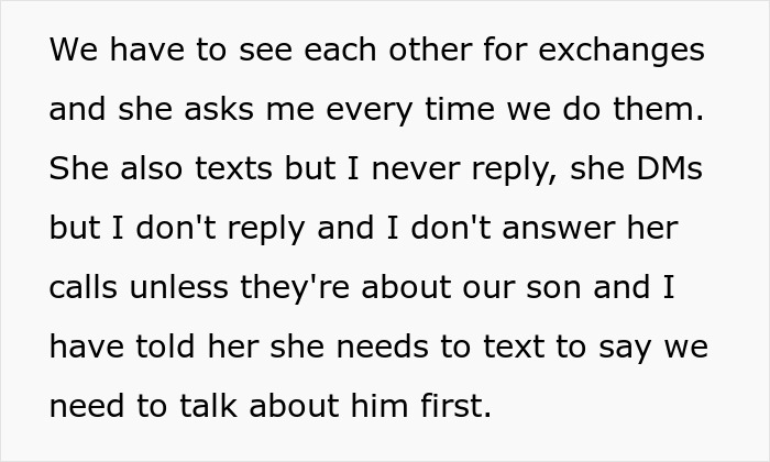 A screenshot of text detailing a wife who cheats on husband, making demands, and their communication challenges. A screenshot of text detailing a wife who cheats on husband, making demands, and their communication challenges.