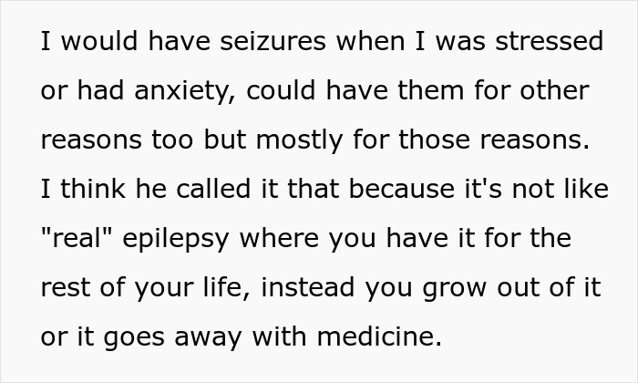 Guy Horrified To Learn Fam Purposely Triggered His Seizures For Years Just To See If His Meds Worked Guy Horrified To Learn Fam Purposely Triggered His Seizures For Years Just To See If His Meds Worked