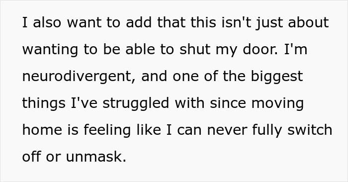 A controlling mom walking in on her daughter, who struggles with feeling like she can never fully switch off or unmask. A controlling mom walking in on her daughter, who struggles with feeling like she can never fully switch off or unmask.