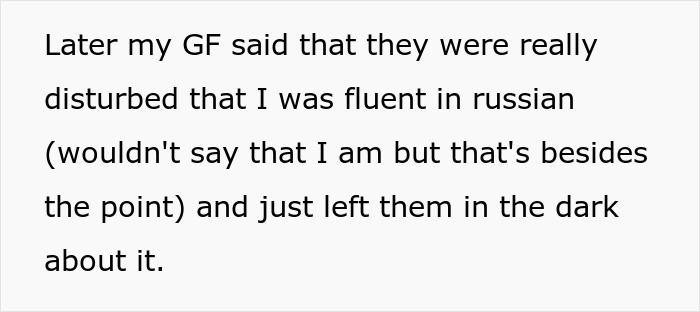 Guy's Accidental Russian Reveal Leaves GF's Parents Feeling Like He Was Hiding A Major Secret Guy's Accidental Russian Reveal Leaves GF's Parents Feeling Like He Was Hiding A Major Secret