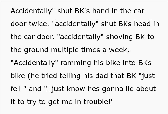 Stepson Keeps Bullying Woman’s 5YO, Dad Calls It “Boys Being Boys”, She Kicks Them Both Out Stepson Keeps Bullying Woman’s 5YO, Dad Calls It “Boys Being Boys”, She Kicks Them Both Out