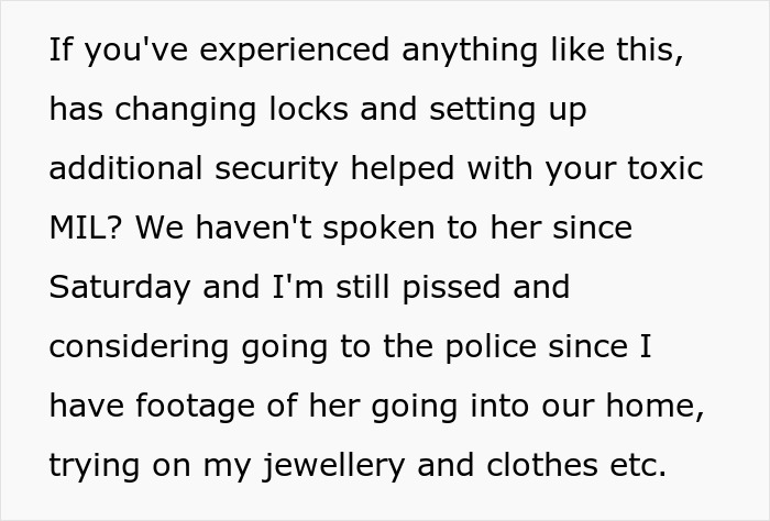 MIL Says She Sneaks Into Son’s Home To Clean, Cameras Show She Does Not Only That MIL Says She Sneaks Into Son’s Home To Clean, Cameras Show She Does Not Only That