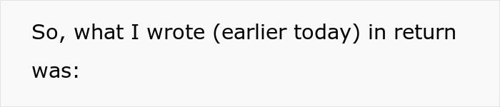 A Reddit post section introducing the guy's response to his mom about her vitiligo insult.
