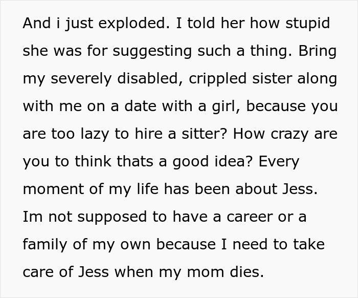 Guy Rejects “Forever Caretaker” Role For Special Needs Sister, Comes Home To A Heartbreaking Scene Guy Rejects “Forever Caretaker” Role For Special Needs Sister, Comes Home To A Heartbreaking Scene
