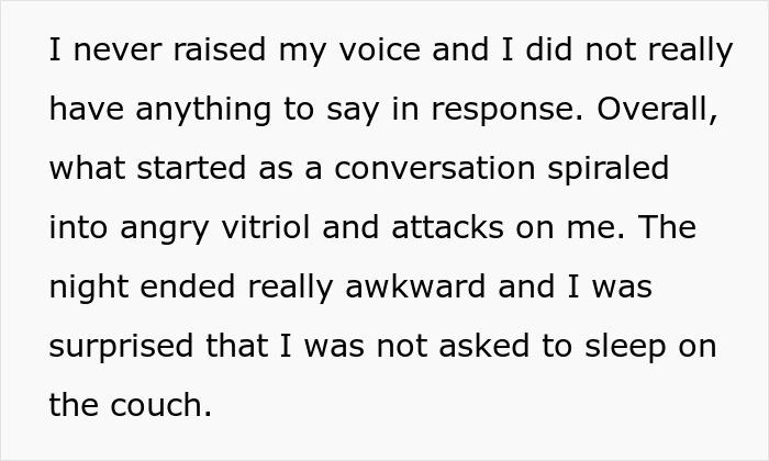 A screenshot of text describing a husband's argument with his wife regarding her criminal trial obsession.