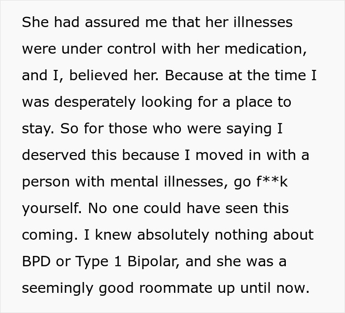 A woman trusts her roommate to watch her cats, but returns to a destroyed home with mental illness. A woman trusts her roommate to watch her cats, but returns to a destroyed home with mental illness.