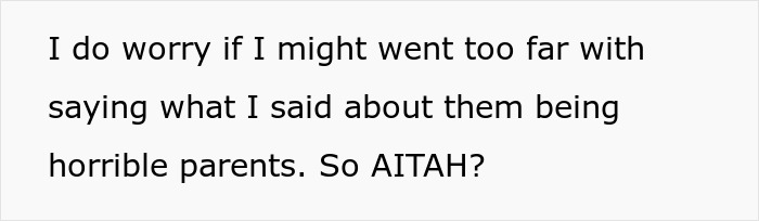 A screenshot of a comment asking if going too far in calling parents horrible for gaslighting a babysitter about a crying baby. A screenshot of a comment asking if going too far in calling parents horrible for gaslighting a babysitter about a crying baby.