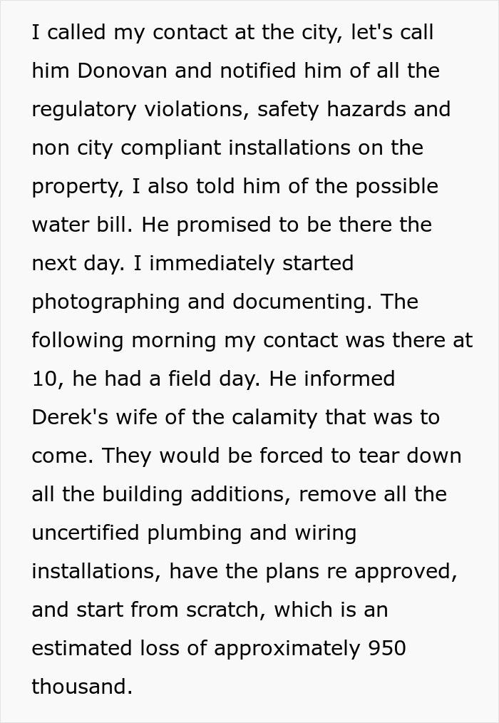 Text about notifying a city contact of regulatory violations, safety hazards, and non-compliant installations costing $950K. Text about notifying a city contact of regulatory violations, safety hazards, and non-compliant installations costing $950K.