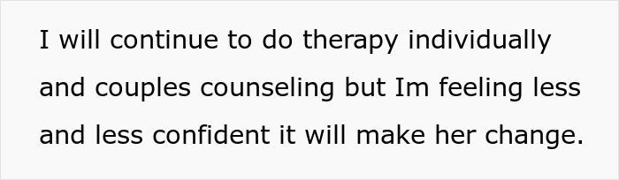 A man seeking therapy and counseling for his marriage after his wife opened it just to be with a colleague guilt-free.