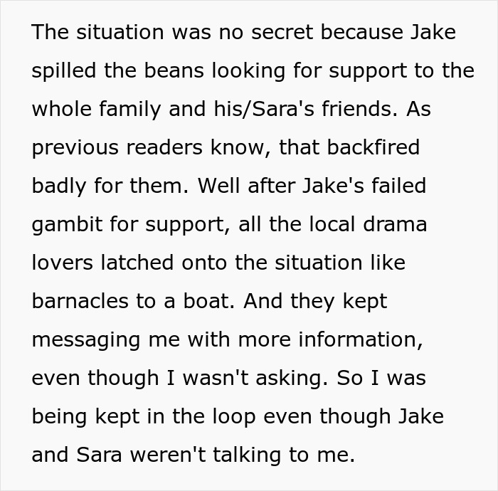Text explaining the aftermath of the son stealing a family heirloom to propose, and the family drama. Text explaining the aftermath of the son stealing a family heirloom to propose, and the family drama.