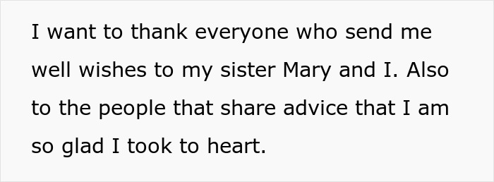 A white background with black text stating thanks for well wishes and advice, related to infertility and being a great mom.