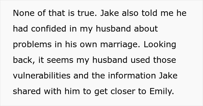 The wife finds out why the husband took the neighbor's side due to miscommunication after checking the baby cam.