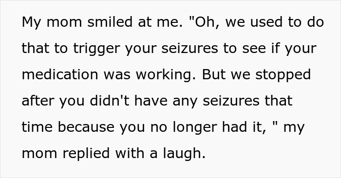 Guy Horrified To Learn Fam Purposely Triggered His Seizures For Years Just To See If His Meds Worked Guy Horrified To Learn Fam Purposely Triggered His Seizures For Years Just To See If His Meds Worked