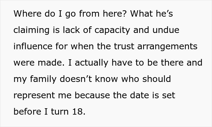 Grandparents Leave 5.2 Million To 17YO In Will, Estranged Uncle Tries To Prove It Was Manipulated Grandparents Leave 5.2 Million To 17YO In Will, Estranged Uncle Tries To Prove It Was Manipulated