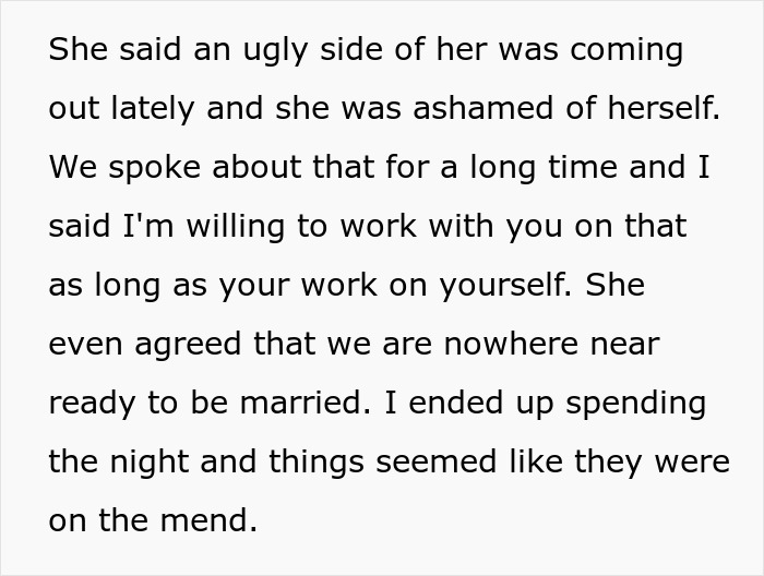 A bride realizes the bigger problem was her fiancée during wedding planning and decides not to marry her. A bride realizes the bigger problem was her fiancée during wedding planning and decides not to marry her.